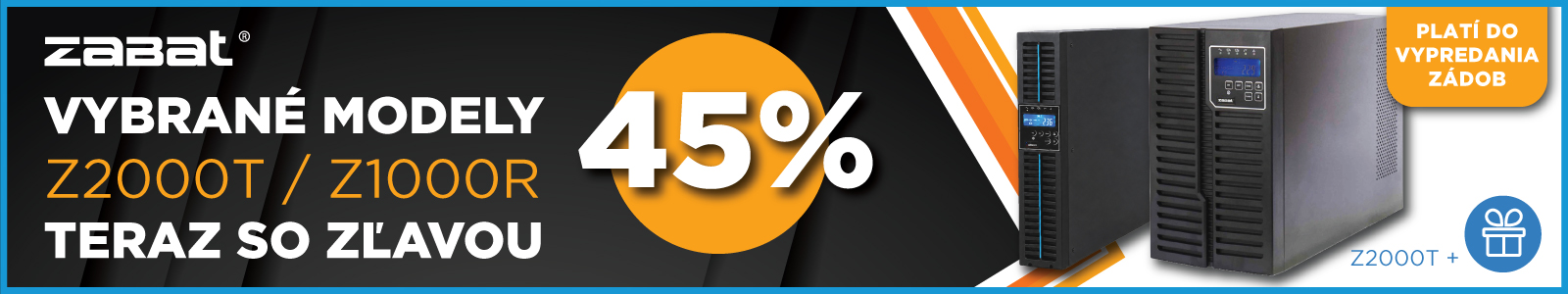 ZABAT vybrané modely so zľavou až 45 %