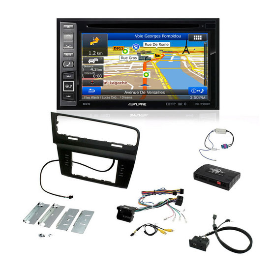 ALPINE radio navigation, VW Golf 7 (13 -) ALP-GOLF07