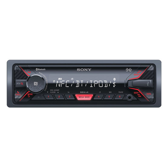 Car audio SONY, 1DIN with USB and Bluetooth DSXA400BT.EUR