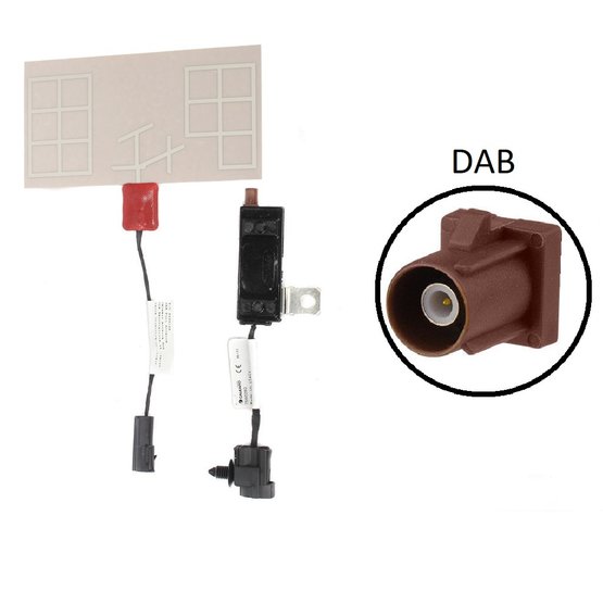 CAL-7677951 Calearo DAB active phantom foil antenna