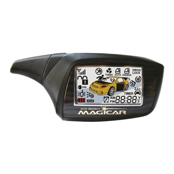 Remote start car alarm Magicar M 1090