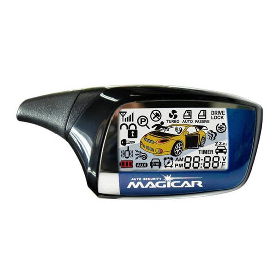 Remote start car alarm Magicar M 880 AS