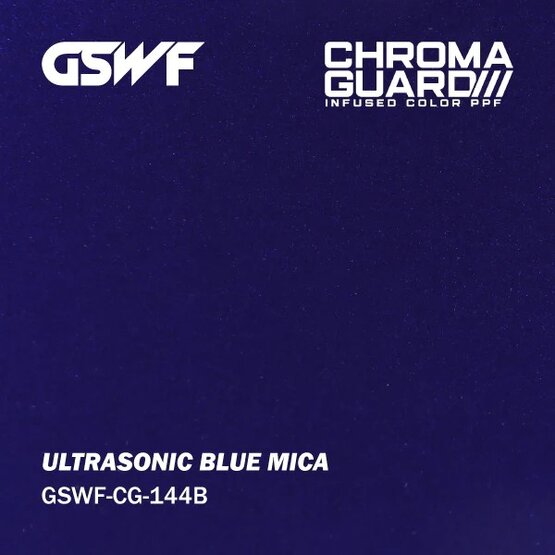 GSWF BLUE MICA PPF paint protection film, glossy, metallic
