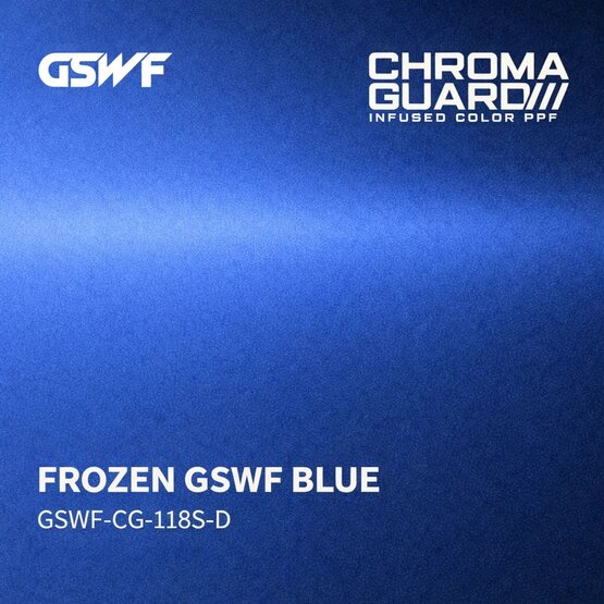 GSWF PPF paint protection film, satin, blue