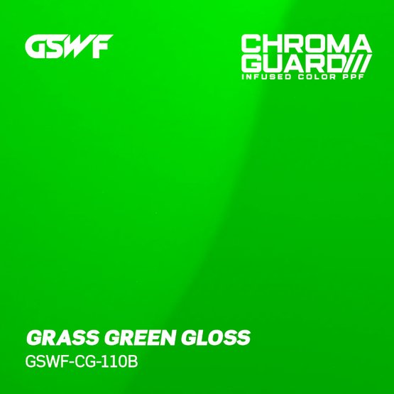 GSWF GREEN PPF paint protection film, glossy, green