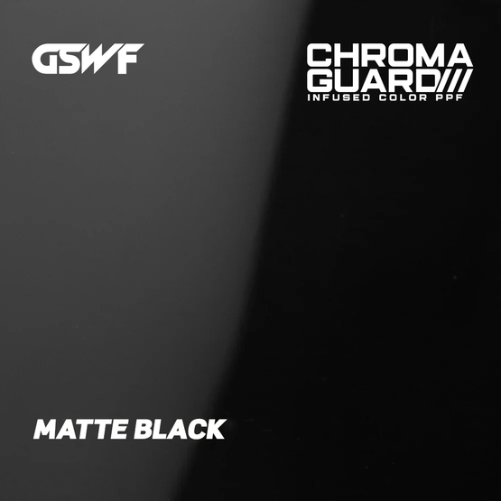 GSWF MATTE BLACK - PPF paint protection film, matte, black