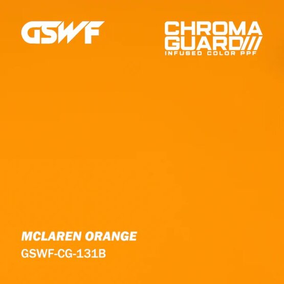 GSWF MCLAREN PPF paint protection film, glossy, orange