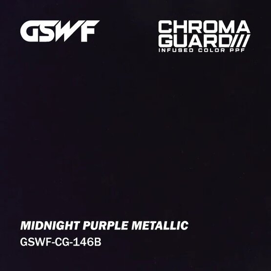 GSWF MIDNIGHT PPF paint protection film, glossy, purple, metallic