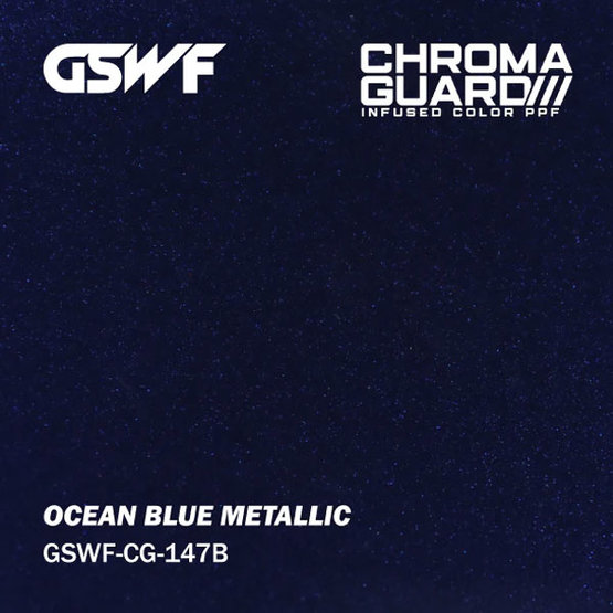 GSWF OCEAN PPF paint protection film, glossy blue metallic
