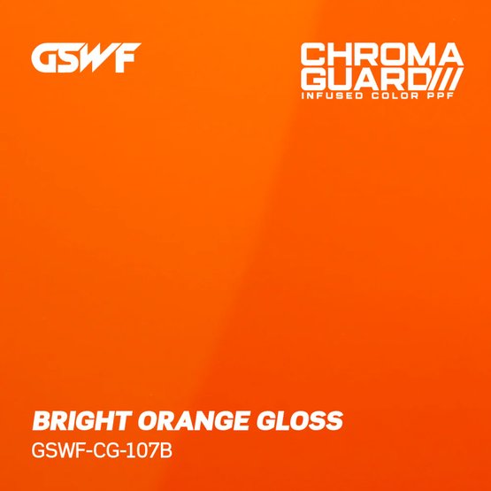 GSWF ORANGE PPF paint protection film, glossy, orange