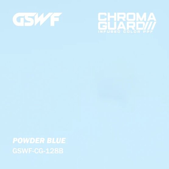 GSWF POWDER BLUE PPF paint protection film, glossy, blue