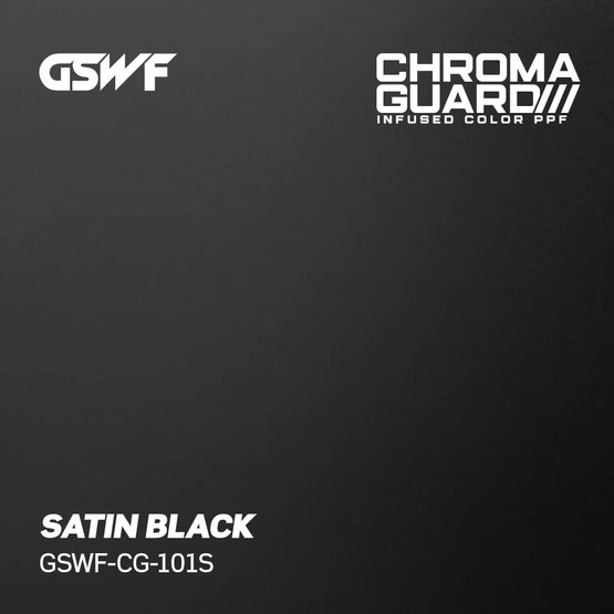 GSWF SATIN BLACK PPF paint protection film, satin, black