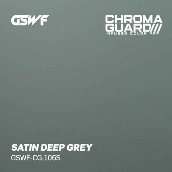 GSWF SATIN DEEP GREY PPF paint protection film, satin, deep grey
