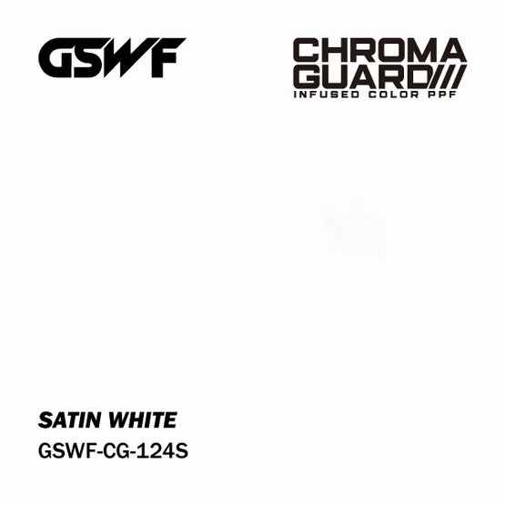 GSWF SATIN WHITE PPF paint protection film, satin, white