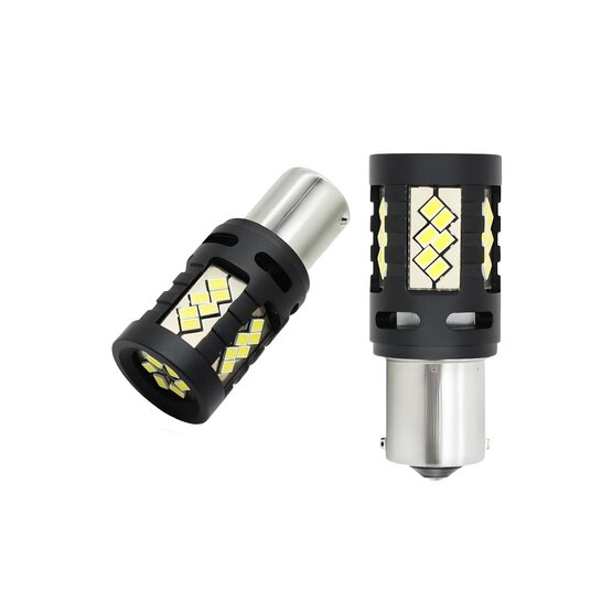 HP LED BA15s Bulb kit, 2x 21W, canbus, 700lm, 6000K