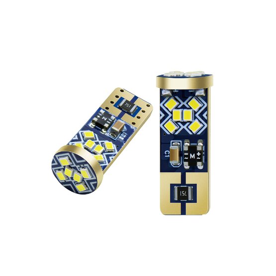 HP LED T10 Bulb kit 2x 250lm, canbus, 6000K