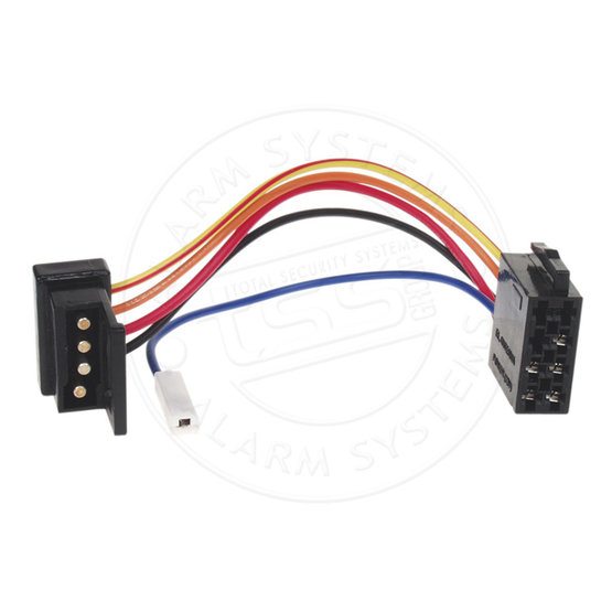ISO adapter for car audio, Mercedes RISO-003