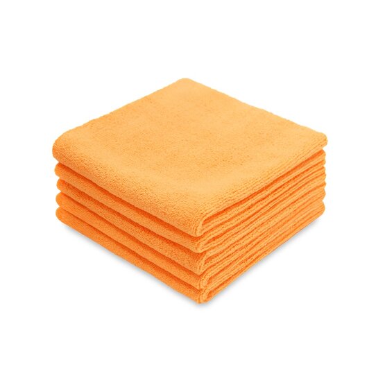 It's Win WINC-047 microfiber cloth set, 310gsm, 40x40cm, orange, 5pcs