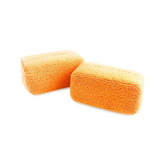 It's Win WINC-188 Microfiber Applicator, 11 × 5.5 cm, Orange, 2 pcs