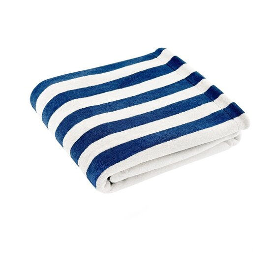 It's Win WINC-266 Hurricane Drying Towel, 1,080 GSM, 80 × 70 cm, White/Blue, 1 pc