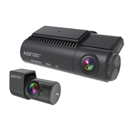 Keetec DC6000 2CH Dashcam 4K+2K HDR WiFi GPS Hardwiring