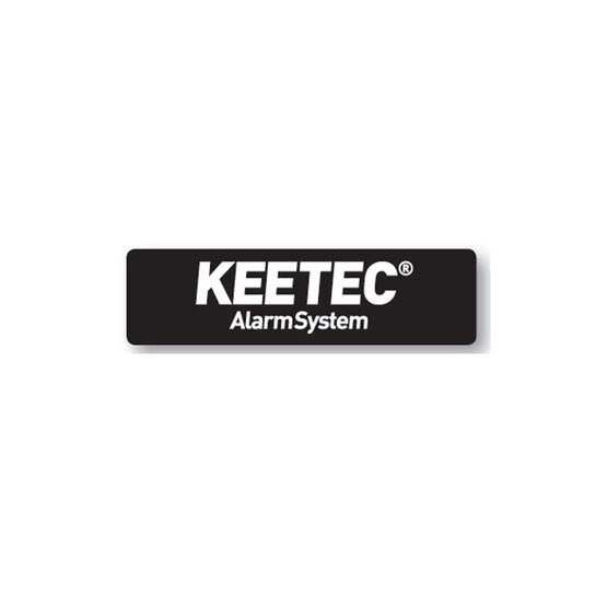 KEETEC LP COVER BLACK advertising board with logo for the license plate