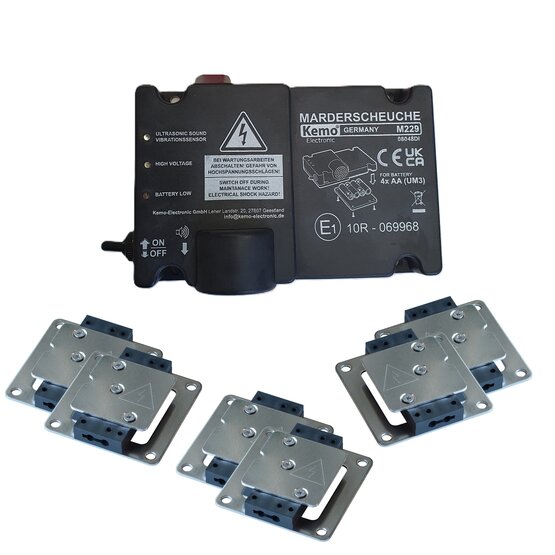 KEMO M229 Anti-marten device with 6 high-voltage plates