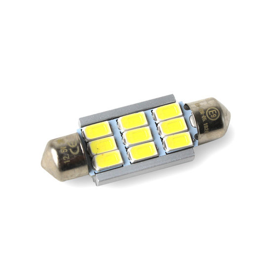 LED bulb festoon 42mm, 380lm, canbus, white, 2pcs  LED 42SUFIT 9-380