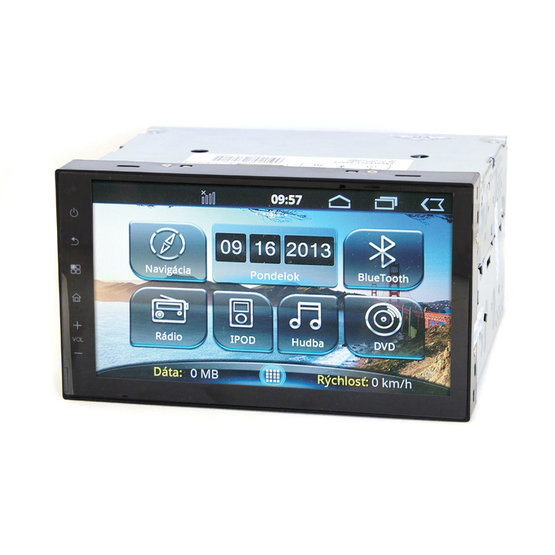 Multimedia Android radio 2DIN w/o DVD Vzorka 487