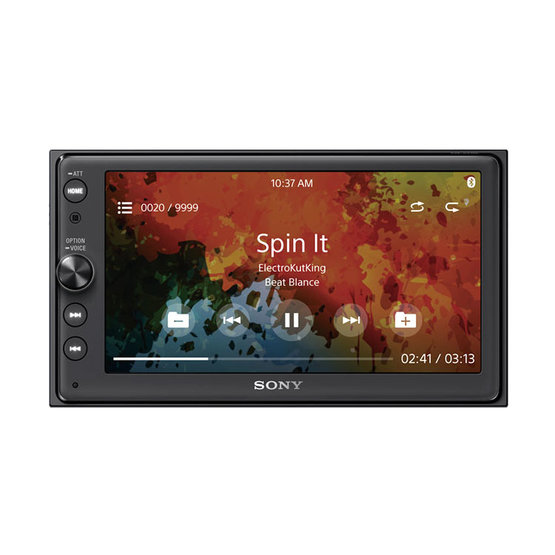 Multimedia head unit SONY with navigation mirroring XAVAX100.EUR