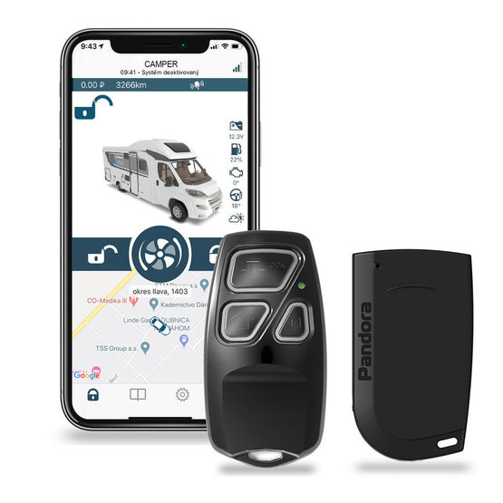 Pandora CAMPER alarm system for caravans