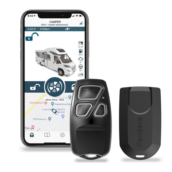 Pandora CAMPER alarm system for caravans