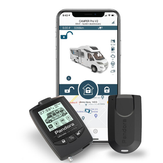 Pandora CAMPER PRO v2 alarm system for caravans