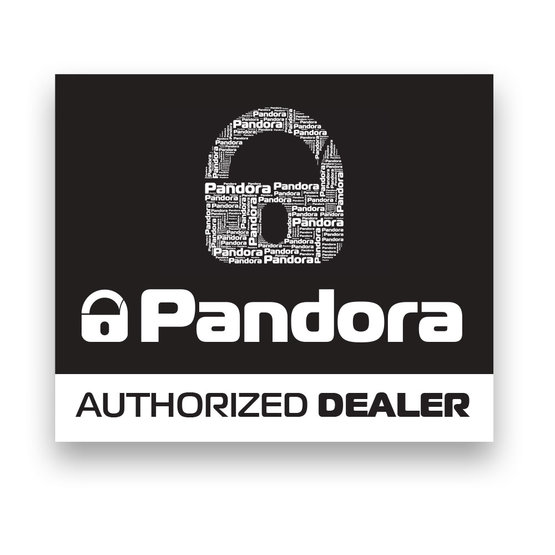 PANDORA DEALER SIGN EU table authorized dealer, 49x49cm.