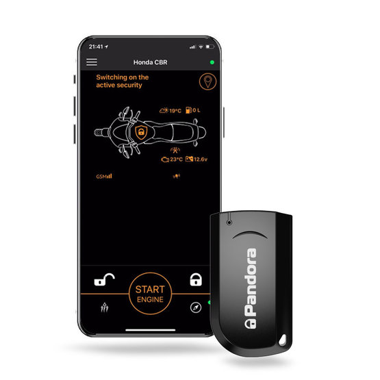 Pandora MINI MOTO motorcycle alarm