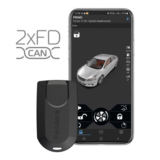Pandora PRIMO FD car alarm