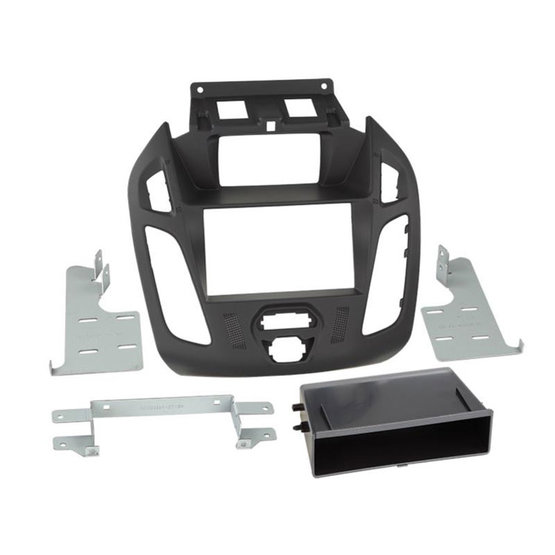 PF-2722 1D plastic frame 1DIN 2DIN Ford Transit Custom