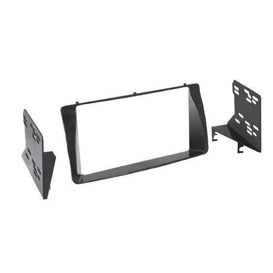 PF-2429 plastic frame 2DIN Toyota Corolla