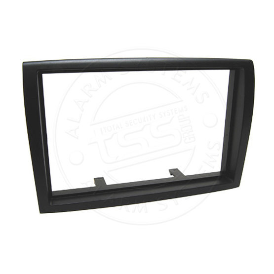 PF-2313 D plastic frame 2ISO Fiat Peugeot Citroen