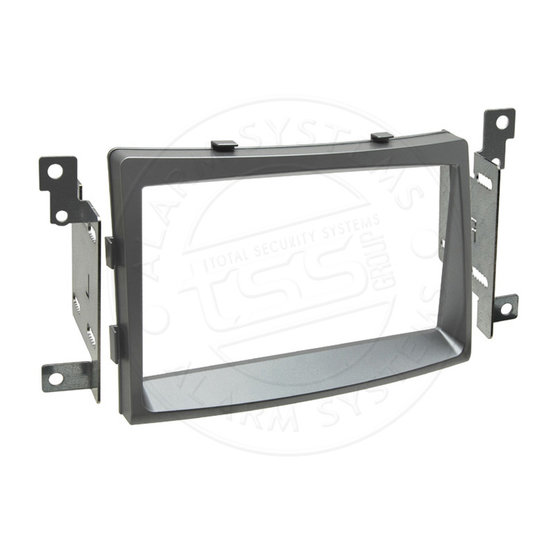 PF-2612 plastic frame 2DIN Ssang Yong Rodius