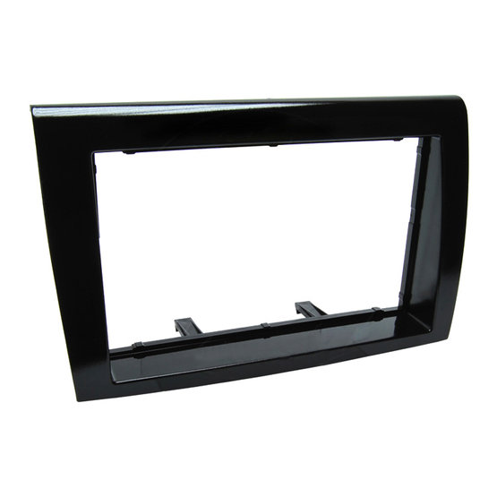 PF-2340 plastic frame 1DIN 2DIN Fiat Bravo