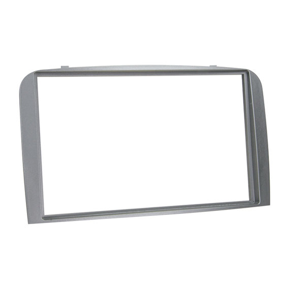 PF-2111 1D plastic frame 2ISO Alfa Romeo