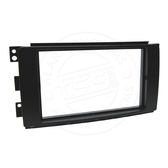 PF-2418 D plastic frame Smart ForTwo ForFour