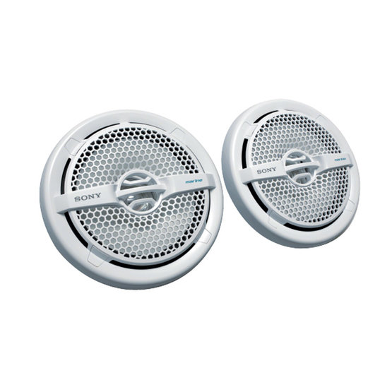 Speaker SONY, water resistant, 40W, 16cm XSMP1611.U