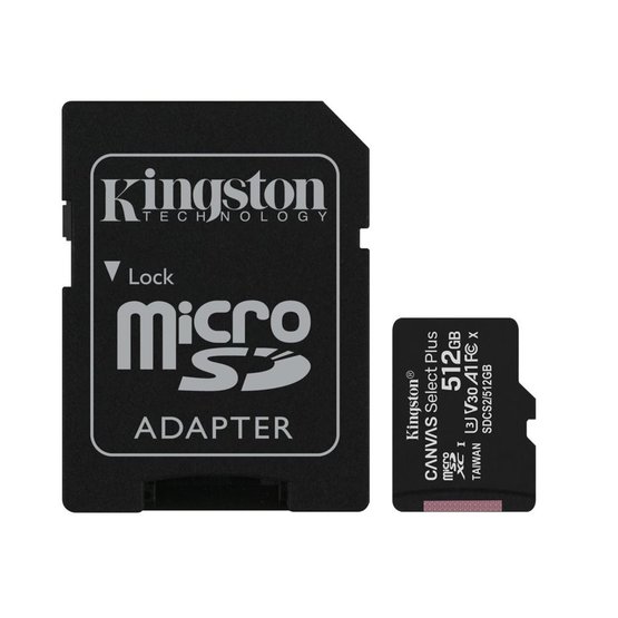 SD CARD 512GB Kingston Micro SD with adapter