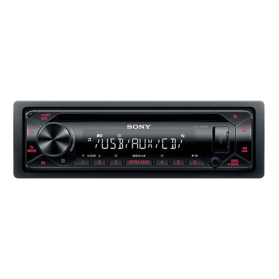 SONY CDXG1300U.EUR car audio with CD