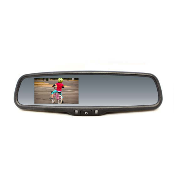 Rearview mirror without metal base, with display RM LCD