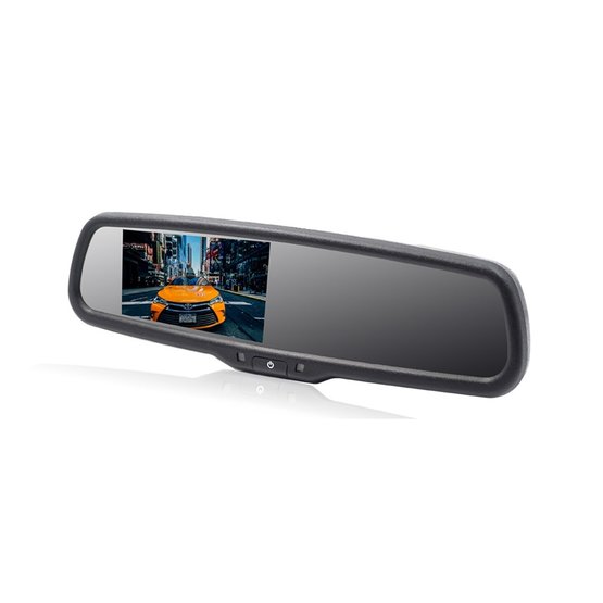 TFT MIRROR4.3 Monitor integrated in the mirror 2-channel