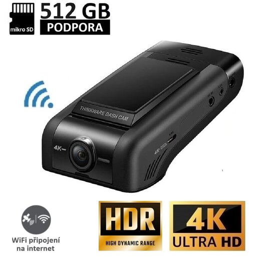 Thinkware U1000 Plus Dashcam 4K, WiFi, GPS, BT, HDR, remote access