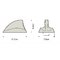 CAL-7727099 Calearo Antenna SHARK2 GSM UMTS LTE WIFI GNSS FAKRA m